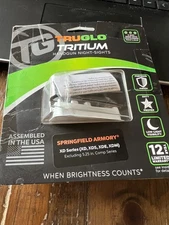 New TruGlo Tritium night sights TG231X XDs Mod2