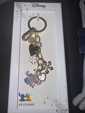 Disney Stitch And Angel Ohana Keychain - Key Chain/Bag Charm