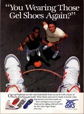 Asics Tiger Shoes Print Ad Wall Art Decor Ephemera Gel Basketball