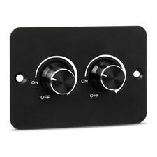 DC 12V RV LED Dimmer Switch, 2 Gang PWM RV LED Dimmer, Travel Trailers, Marine,