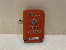 Vintage Notifier BG-1 Fire Alarm Pull Station Vintage *NEW Button*