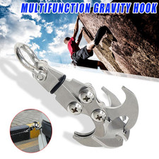 Gravity Grappling Stainless Steel Hook Claw Cross Survival Folding Hook