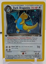 2000 Pokemon Team Rocket First Edition Dark Dragonite Holo #5/82
