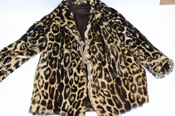 Pelzjacke Leopardenmuster - Echtpelz