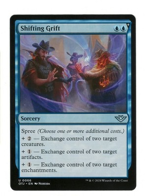 Shifting Grift 66 Uncommon Outlaws of Thunder Junction Magic: The Gathering NM