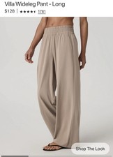 Vuori Villa Wide Leg Pant Medium Long 33 Sorrel Brown NWT