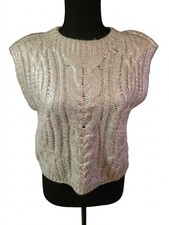 New DKNY sweater in size M in cream sparkle