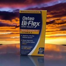 Osteo Bi-Flex Triple Strength Vitamin D 120 Coated Tablets 2 Per Day EXP 09/28