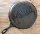 Griswold Cast Iron # 8 Skillet Large Block Logo 704E  Erie PA