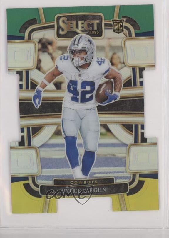 2023 Select Concourse Green & Yellow Prizm Die-Cut Deuce Vaughn Rookie RC 2l4