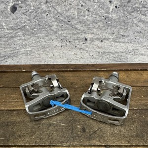 Shimano PD-M324 SPD Hybrid Platform Bike Pedals Silver Pair 9/16 515g Cycling