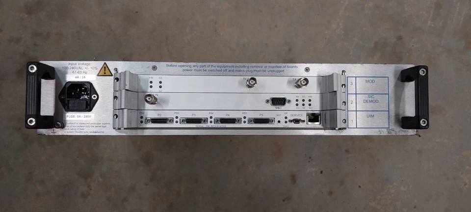 ND Satcom Skywan IDU 2570 satellite MF-TDMA modem 1xUIM 1xSIC DEMOD and 1x MOD - Image 4 of 4
