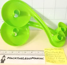 PlayGo Mega Marble Race Replacement Lot of 2 Funnel C Parts Only STEM