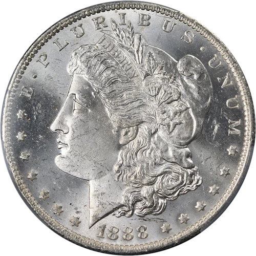 1888-O Morgan Silver Dollar PCGS MS64 Blast White Superb Eye Appeal