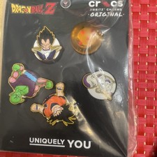 New With Tag Uniquely You Crocs Jibbitz Charms DragonBall Z 5 pack