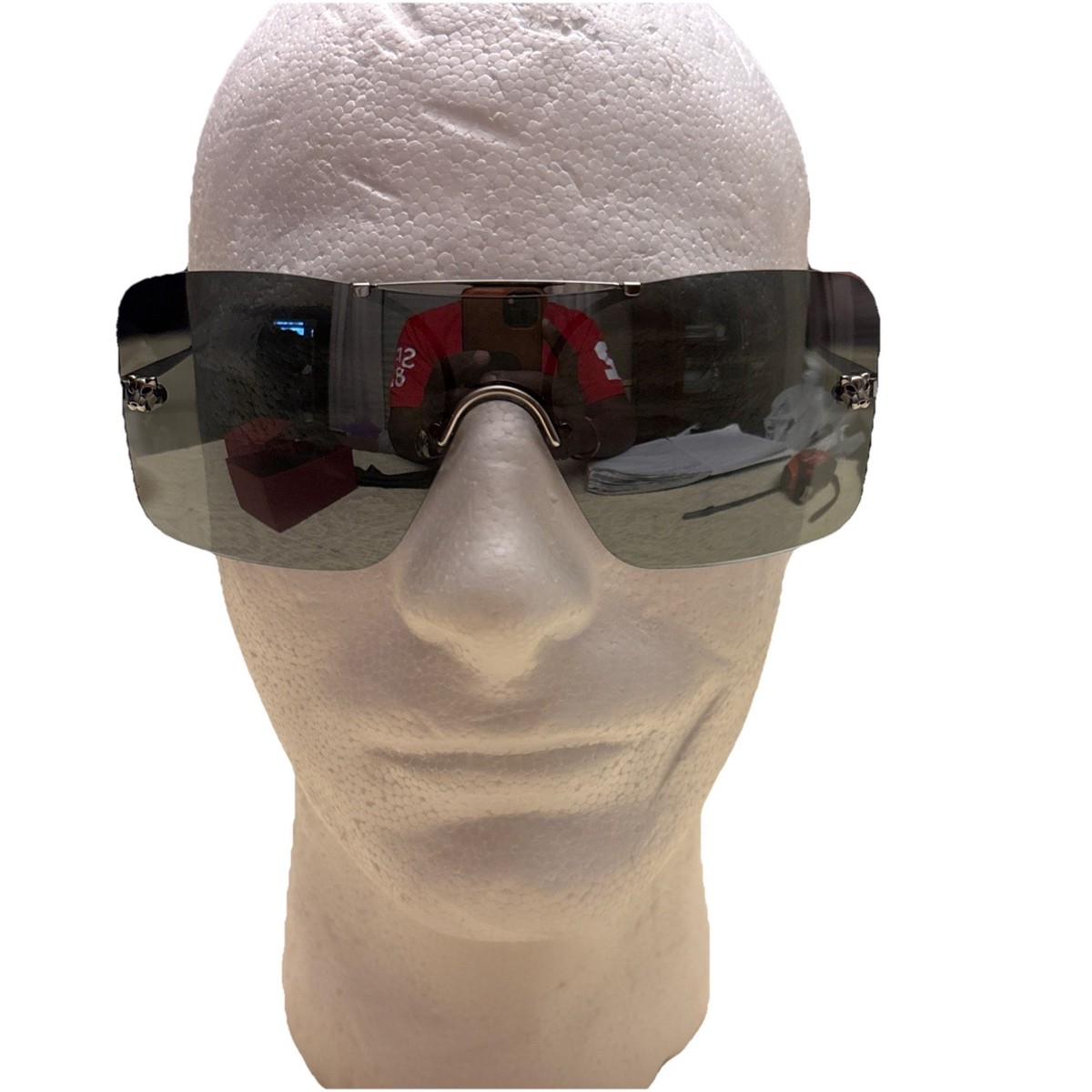 PANTHERE de CARTIER RIMLESS SHIELD SUNGLASSES/Gold-Plated  display picture 1