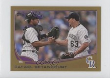 2013 Topps Mini Gold 17/62 Rafael Betancourt #604 0r4