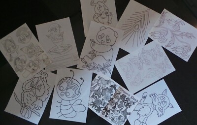 Restposten Webster Bügelbild Transfers Stickerei Stoff Malerei Pyrographie besucht