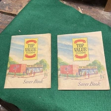Vintage Top Value Stamps Saver Book With Stamps, Grocery Store Ephemera