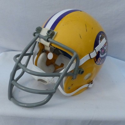 lsu game worn helmet