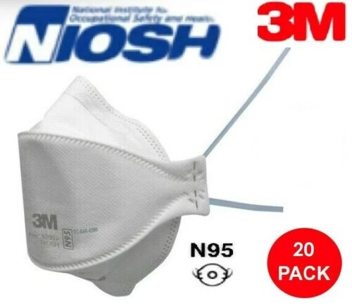 20 Pack NEW! 3M Aura 1870+ N95 NIOSH Protective Face Mask Particulate Respirator