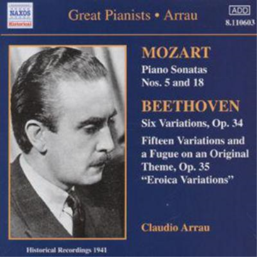 Wolfgang Amadeus Mozart Claudio Arrau: Mozart / Beethoven (CD) Album