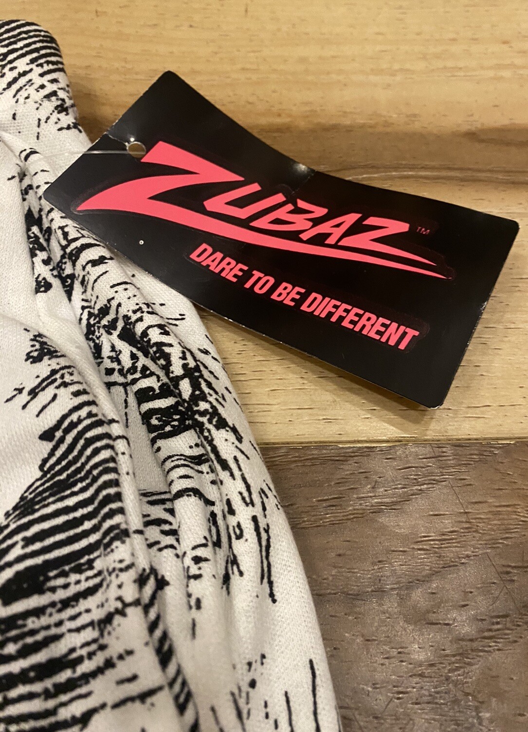 Zubaz NOS 90s White / Black Palms Print Pants Sz M , Warrior Dist. USA