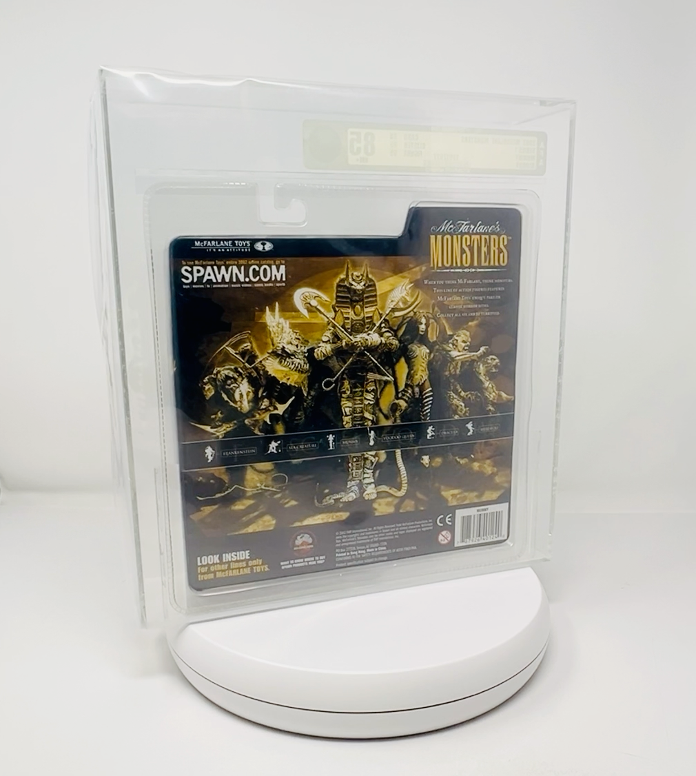 2002 MUMMY AFA 85NM+ (BLOODY PACKAGE VARIANT) MCFARLANE MONSTERS