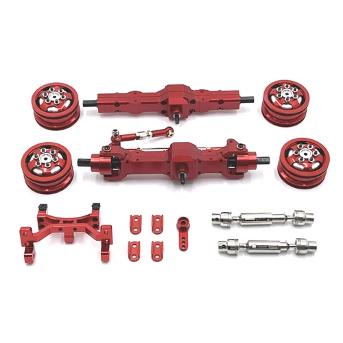 RC Car Metal Axle Servo Seat Wheel Hub Drive Axle Parts Fit For WPL 1/10 C74