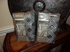 NIP Croscill Home Remi Grey Euro Pillow Sham Pair