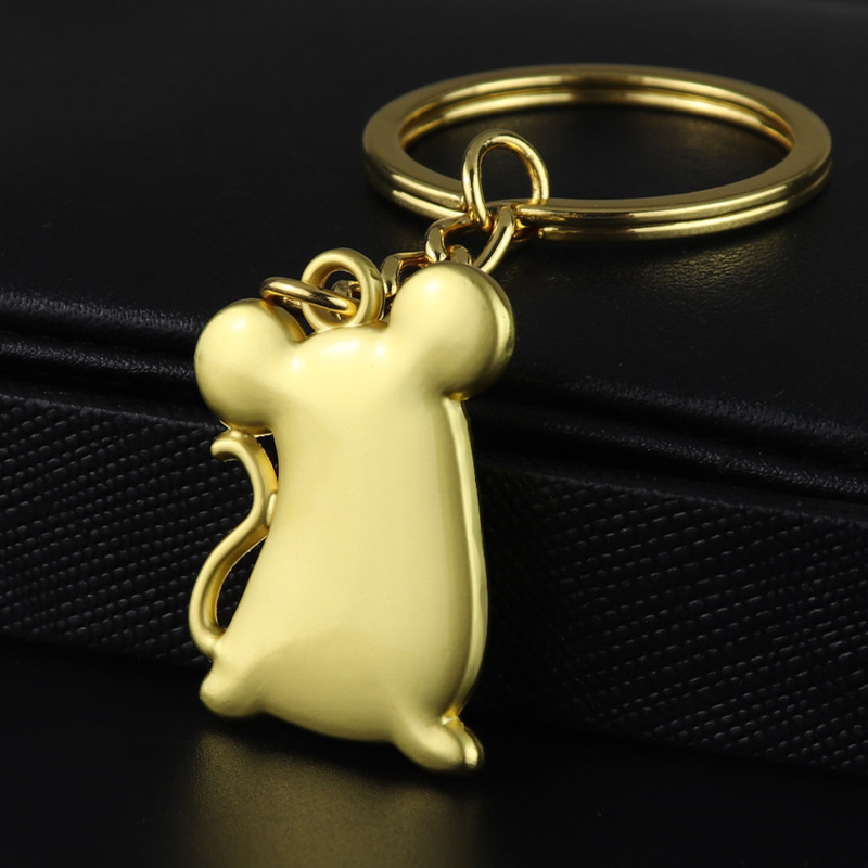 Chinese Zodiac Year of The Rat Silver or Gold Keychain Pendants | eBay
