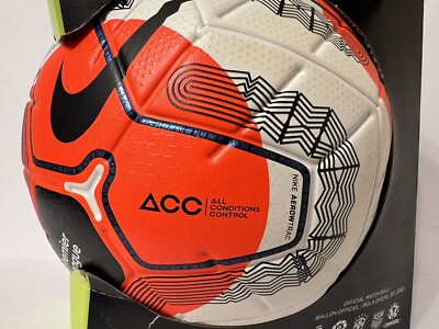 Nike SC3549101 Merlin Match Soccer Ball – White with Black