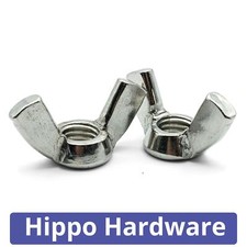M12 (12mm) Wing Nuts Butterfly Nut A2 Stainless Steel DIN 315
