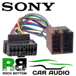SONY CDX-GT33U Car Radio Stereo 16 Pin Wiring Harness Loom ... sony cdx gt500 wiring diagram 