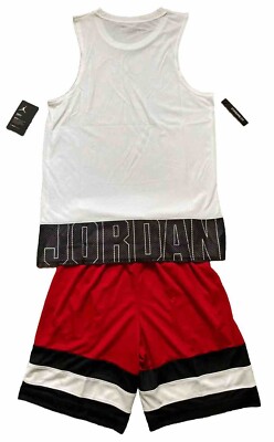 Jordan Tank Top 23 Alpha Graphic And Jordan Shorts SET Mens Sizes Small,  Medium UK