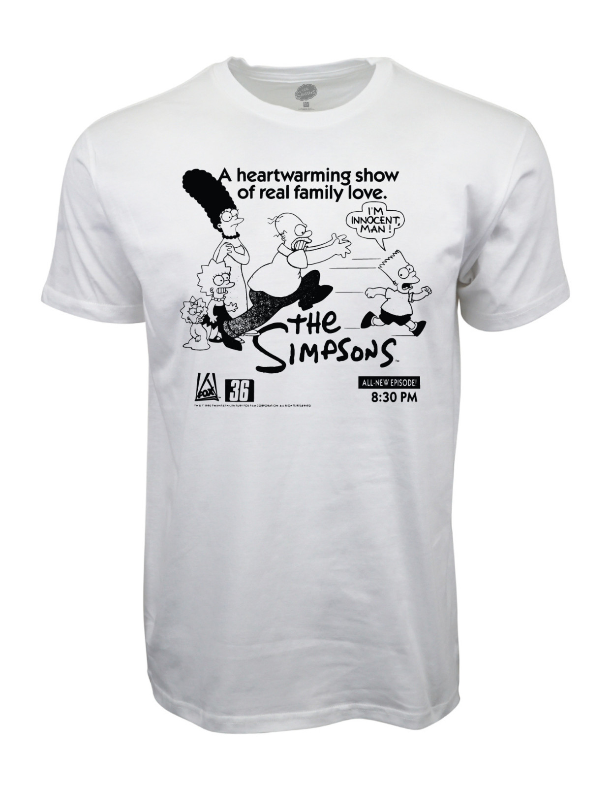 ФУТБОЛКА SIMPS0NS 90-х - ТРОГАТЕЛЬНОЕ ШОУ TV GUIDE, ОФИЦИАЛЬНЫЙ ТОВАР