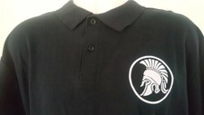 HISTORY MYTHOLOGY GREEK HELMET POLO SHIRT