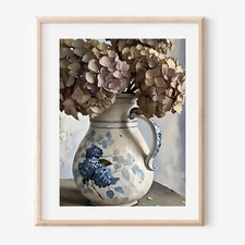 Hydrangea ART PRINT Wall Picture Home Art (A4 Sized)