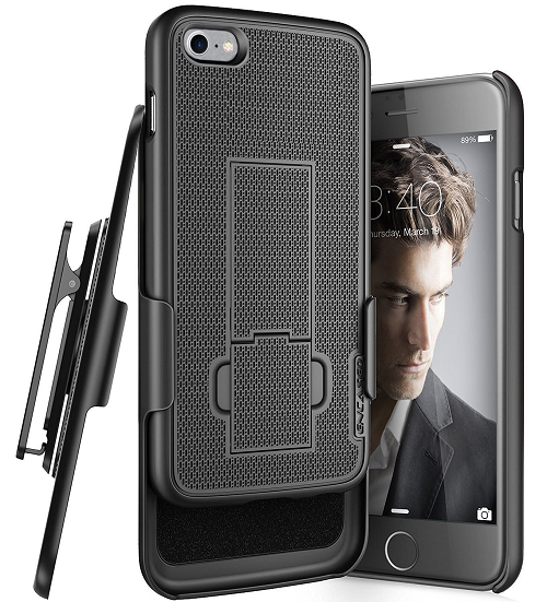 iPhone 7  Belt Clip Case, Encased DuraCLIP [secure-fit] Holster w/ Slim Cover