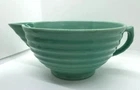 Vintage Bauer Large 2 Quart Batter Bowl Green Ring Pattern - GREAT CONDITION