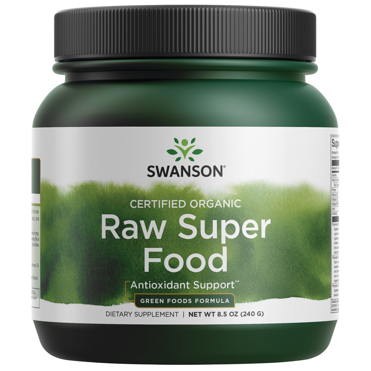 Swanson Certified Organic Raw Super Food 8,5 унций порошка