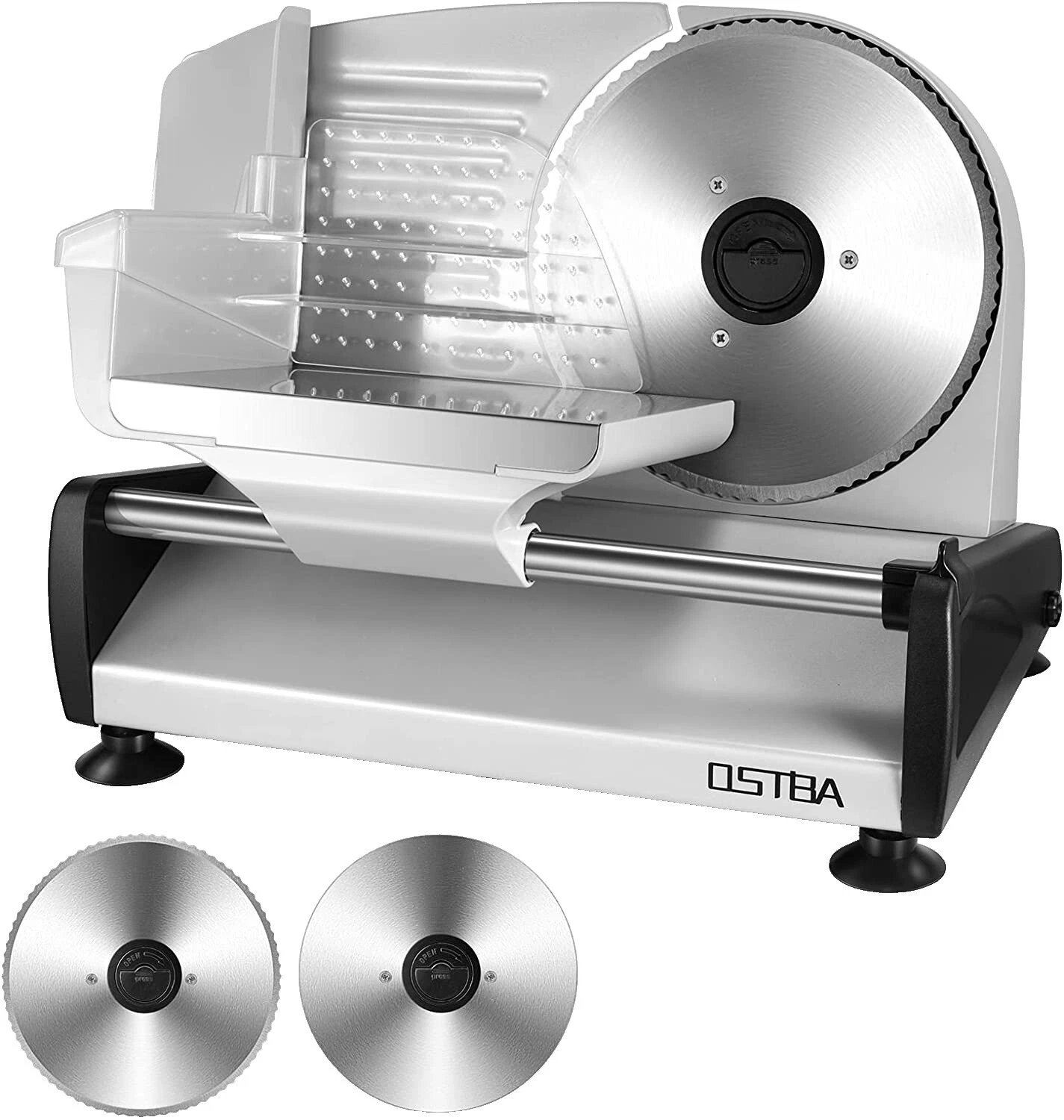 不锈钢小于 300 瓦电动厨房切片器和刀