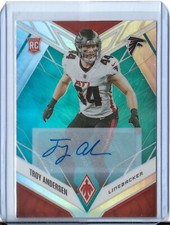 Troy Andersen 2022 Phoenix Blue Auto RC 12/15 Rookie Anderson Montana State