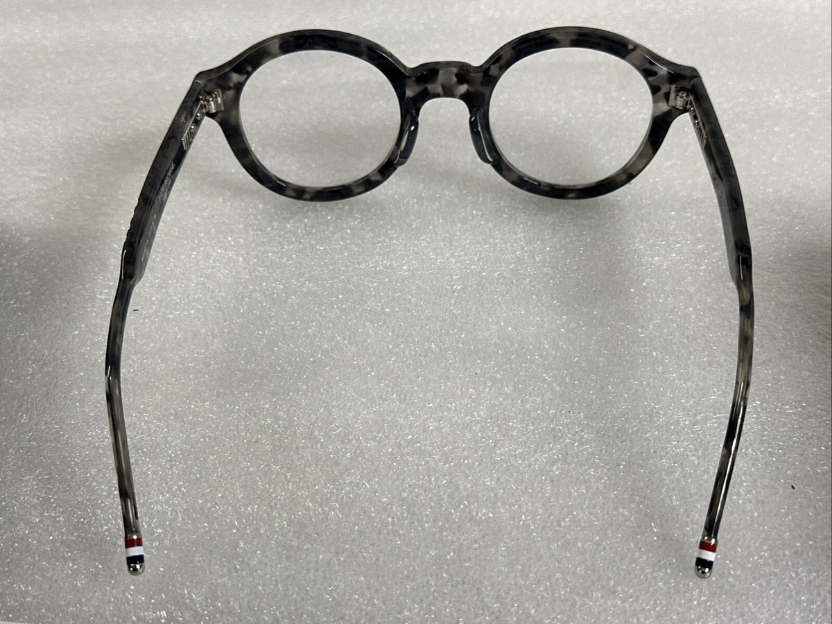 New THOM BROWNE TBX-411-47-03A Eyeglasses Gray Tortoise 47-24.5