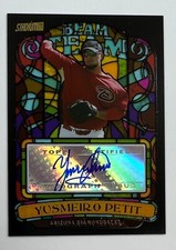 2008 Topps Stadium Club Beam Team #BTA-YP Yosmeiro Petit Auto AR69-01