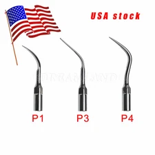 5PCS Dental Ultrasonic Piezo Scaler Perio Tips Fit EMS Handpiece SK-E1 P1 P3 P4