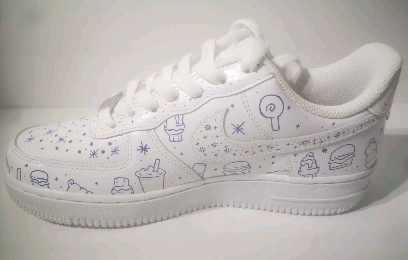 NEW NIKE AIR FORCE 1 '07 AF1 DQ CUSTOM 7 W US image 10