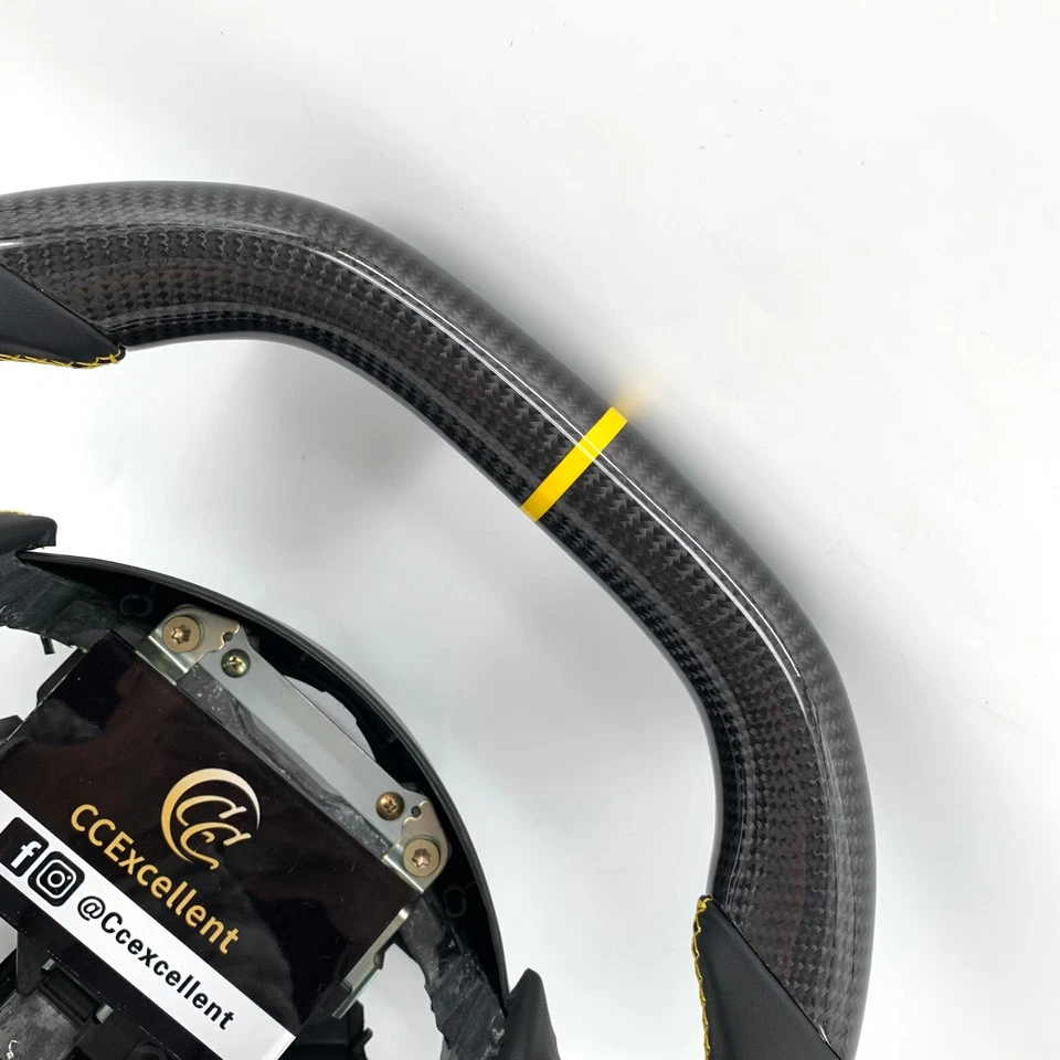 Volante de fibra de carbono real para Honda S2000 S2K Acura RSX 2000-2009 Foto 3 de 4