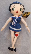 Betty Boop 18” Sailor Betty Cloth Doll Collectible Vintage 1999