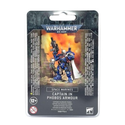Space Marines: Captain in Phobos Armour - Warhammer 40k - Brand New, Sealed
